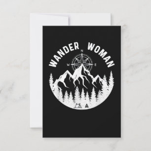 Wander Woman Hiking Adventure Card