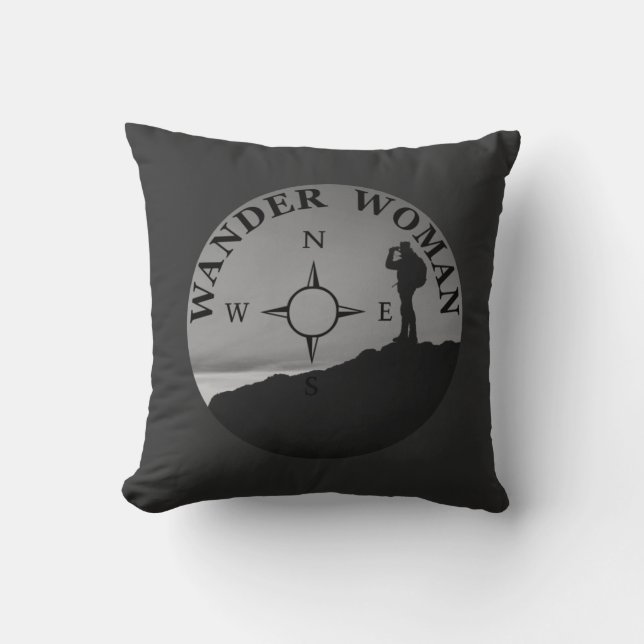 wander woman hiking cushion (Front)