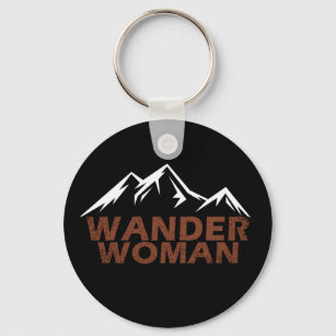 wander woman hiking key ring