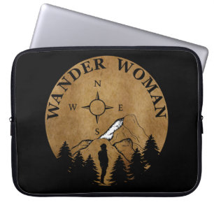 wander woman hiking laptop sleeve