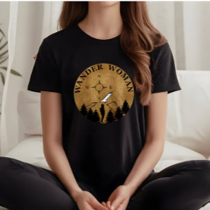 wander woman hiking vintage T-Shirt