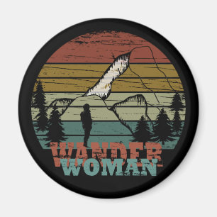 wander woman wandering women vintage magnet