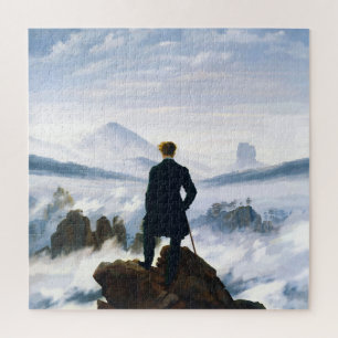 Wanderer above the Sea of Fog, Caspar D Friedrich  Jigsaw Puzzle