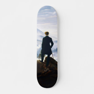 Wanderer above the Sea of Fog, Caspar D Friedrich  Skateboard