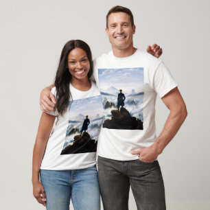 Wanderer above the Sea of Fog, Caspar D Friedrich T-Shirt