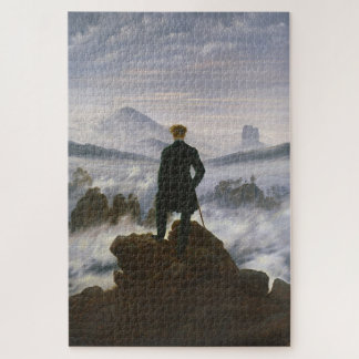 Wanderer above the Sea of Fog: Caspar David  Jigsaw Puzzle