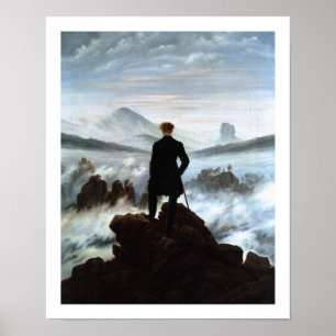 Wanderer above the Sea of Fog - David Friedrich Poster