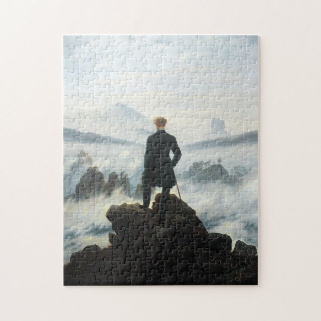 Wanderer above the Sea of Fog, Friedrich Jigsaw Puzzle (Vertical)