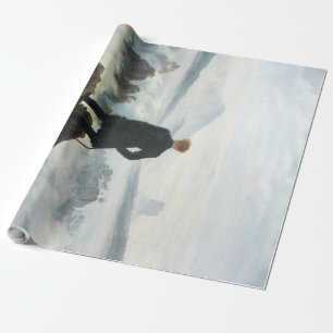Wanderer above the Sea of Fog, Friedrich Wrapping Paper