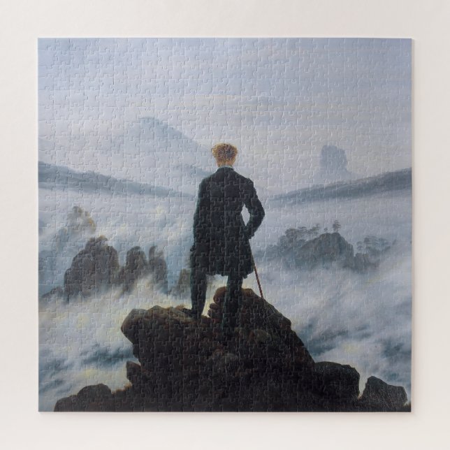 Wanderer Above the Sea of Fog Jigsaw Puzzle (Vertical)