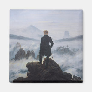 Wanderer above the Sea of Fog Magnet