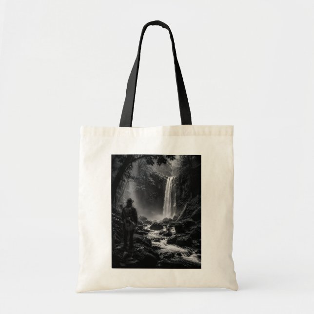 Wanderer Collection WO06 – Hidden Waterfall Explor Tote Bag (Front)