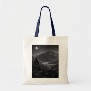 Wanderer Collection WO08 – Moonlit Mountain Overlo Tote Bag