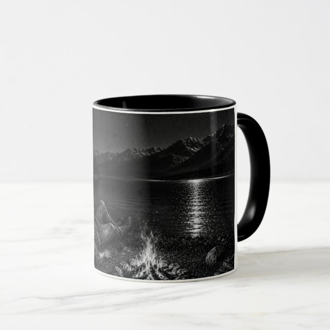 Wanderer Collection WO09 – Moonlit Camp Rest Mug (Front Right)