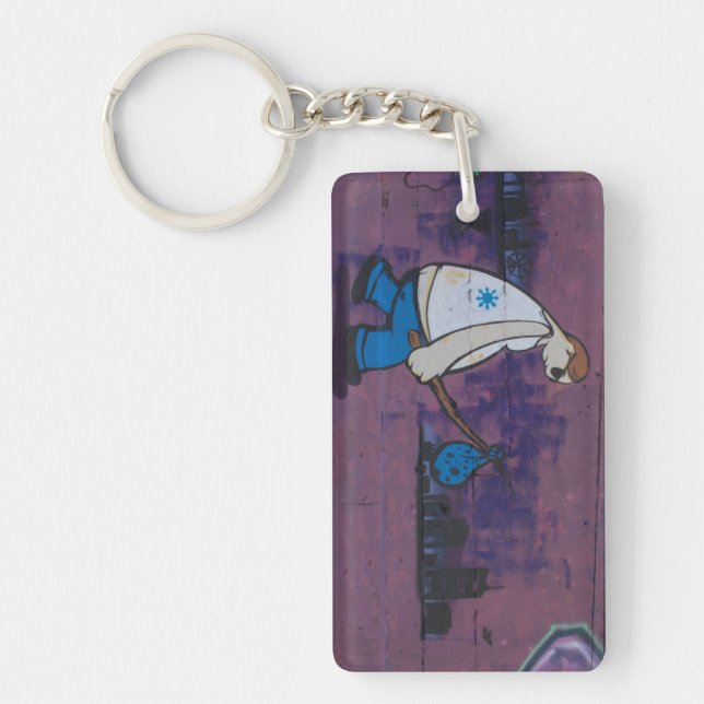 Wanderer Graffiti Key Ring (Front)