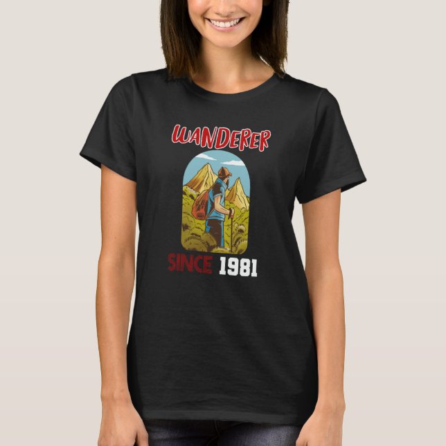 Wanderer since 1981 T-Shirt (Front)