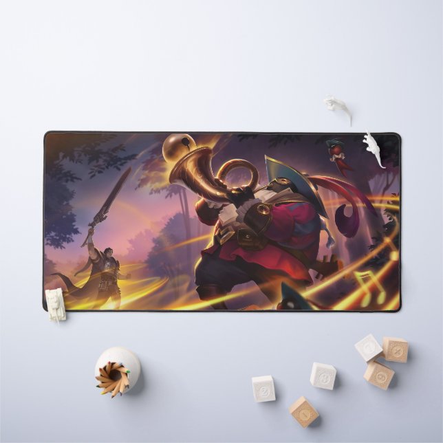 Wandering Caretaker Gaming Desk Mat | Customisable (Kids Table)