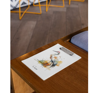 Wandering Crane, custom Clipboard