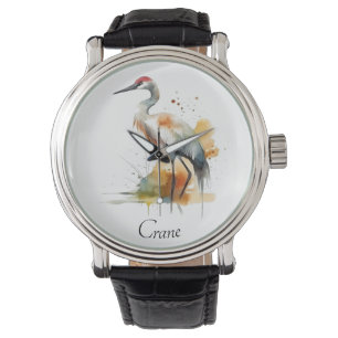 Wandering Crane, custom Watch