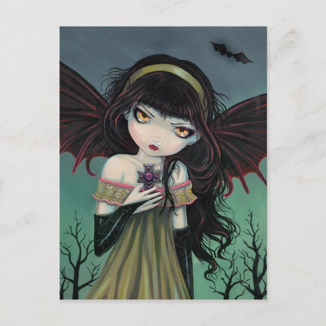  Wandering Gothic Vampire Postcard (Front)