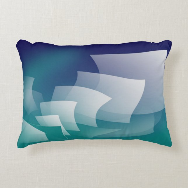 Wandering pages decorative cushion (Front)