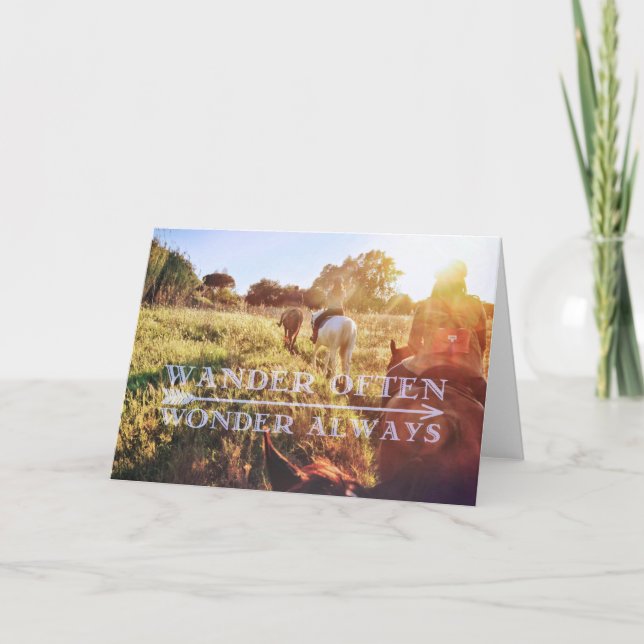 WANDERING ROME Greeting Card (Front)