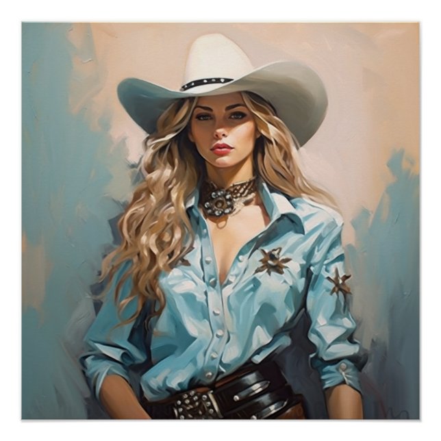 Wandering Westward: Cowgirl Wall Art (Front)