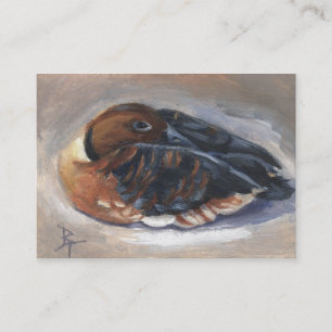 Wandering Whistling Duck aceo Art Card