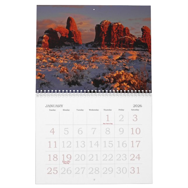 WanderLin Arts Calendar (Jan 2026)