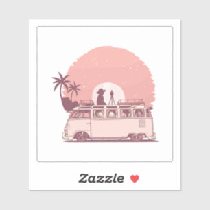 “Wanderlust Adventure” Travel Sticker