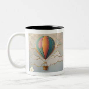 "Wanderlust Aerials" Two-Tone Coffee Mug