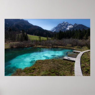 Wanderlust at Zelenci, Slovenia Poster