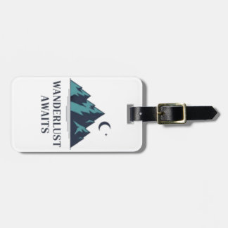Wanderlust Awaits Luggage Tag