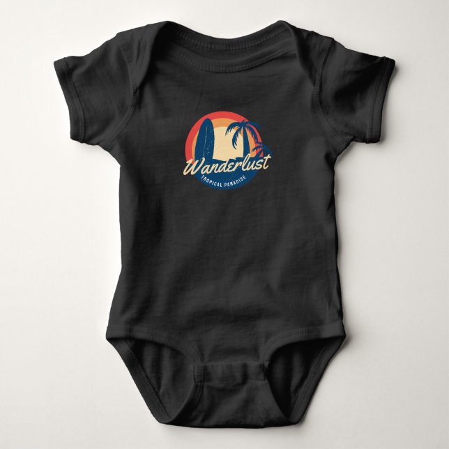 Wanderlust Baby Bodysuit (Front)