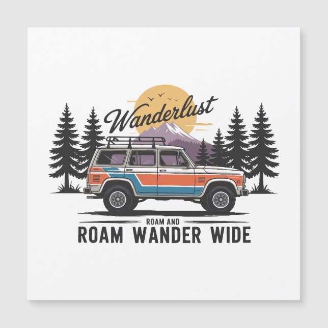 Wanderlust Camper - Roam and Roam Wander Wide (Front)