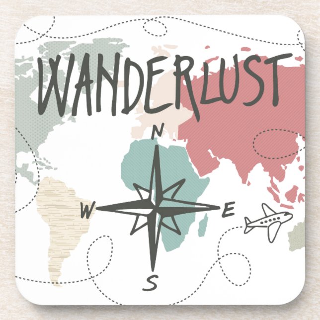 Wanderlust Coaster (Front)