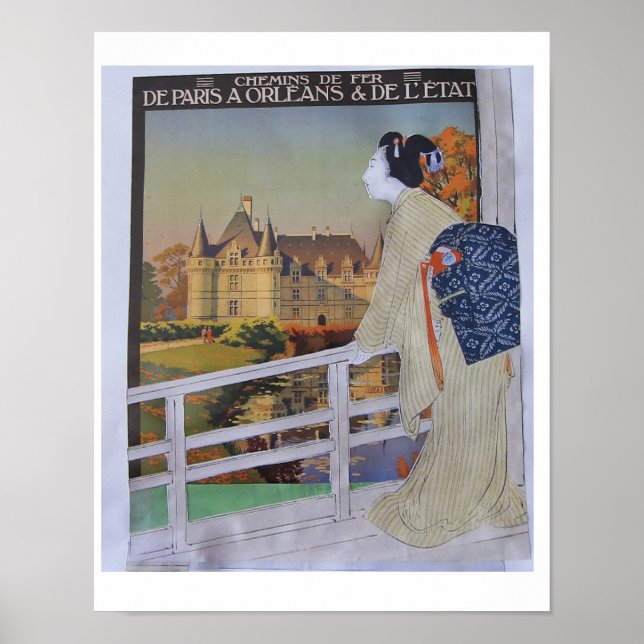 Wanderlust - collage art poster (Front)