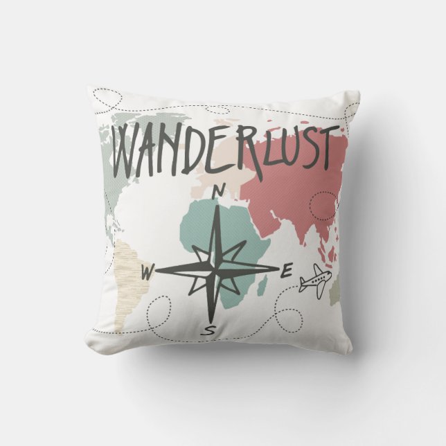 Wanderlust Cushion (Front)