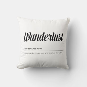 Wanderlust Definition Cushion
