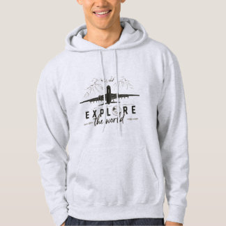 Wanderlust in Silhouette: Explore the World Hoodie