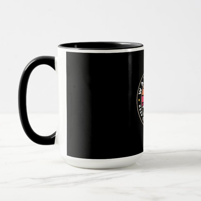Wanderlust Keep Calm And Camp On Mug (Left)
