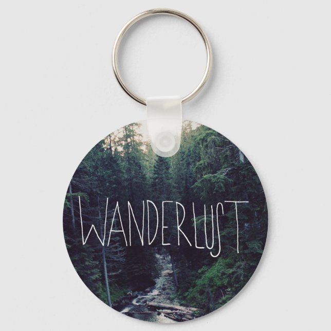Wanderlust Key Ring (Front)