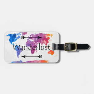 Wanderlust Luggage Tag