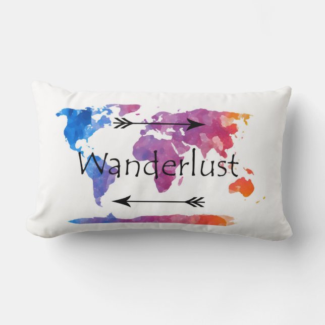 Wanderlust Lumbar Cushion (Front)