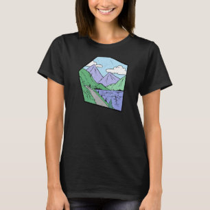 Wanderlust Mountain Outdoor Nature Hiking Hiker Wa T-Shirt