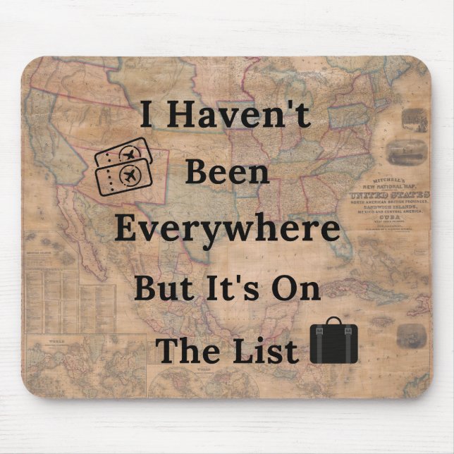 Wanderlust Mouse Pad (Front)
