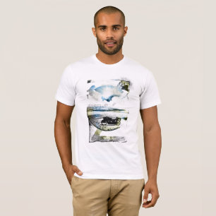 Wanderlust Ocean Motorcycle Beach Escape, T-Shirt