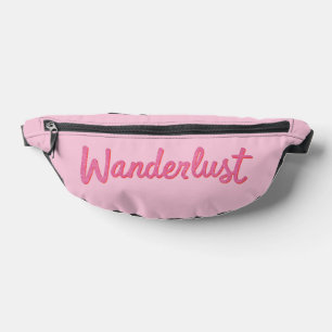 Wanderlust Pink Dream Doll Girly Dollcore Travel Bum Bags