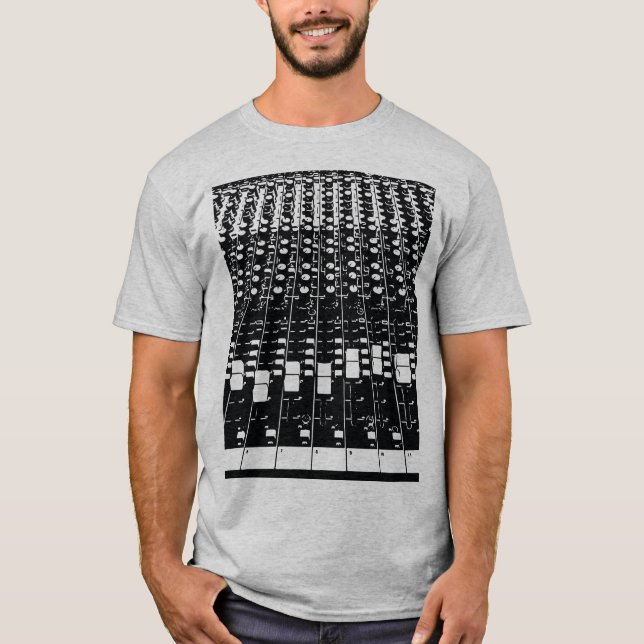 Wanderlust Sound Mix Board EDM Hipster Festival T-Shirt (Front)