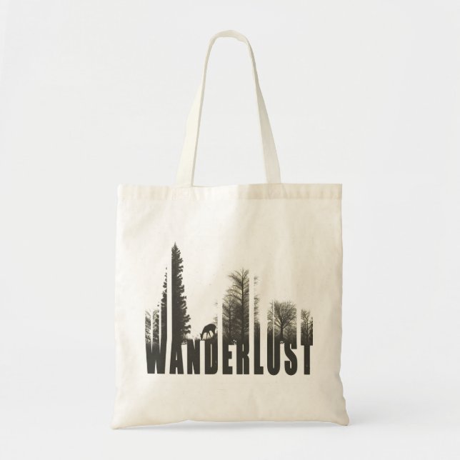 Wanderlust Tote Bag (Front)